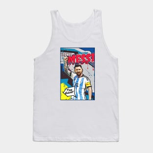 Messi a real goat Tank Top